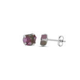 watermelon tourmaline earrings